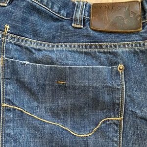 Synergy Organic 100% cotton blue jeans men 46 by 32